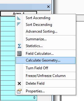 Calculating Polygon Area In ArcMap Geography Realm