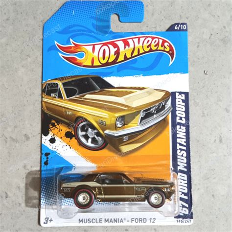 Jual HOT WHEELS HOTWHEELS 67 FORD MUSTANG COUPE STH 12 SUPER TREASURE HUNTS Kota Semarang