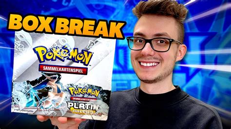 Platin Arceus Display Break Pok Mon Booster Opening Live Youtube