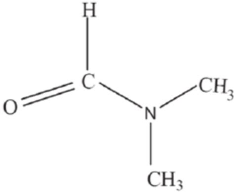 Molecular Structure Of Dimethyl Formamide Dmf Download Scientific