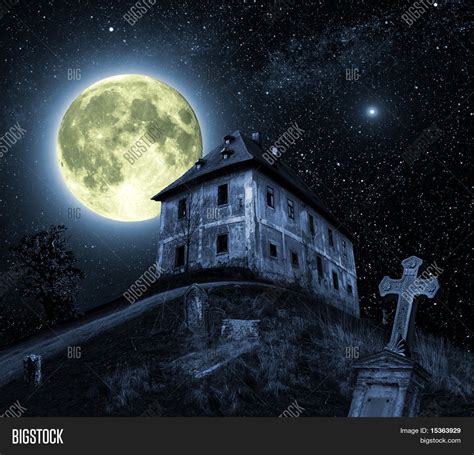 Night Scene Full Moon Image & Photo (Free Trial) | Bigstock