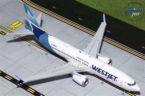 Westjet Boeing 737 Max 8 (new livery) C-GZSG Gemini Jets G2WJA783 Scale ...