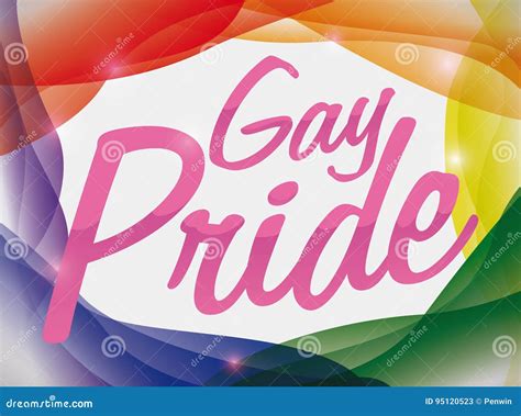 Colores Conceptuales Del Arco Iris Para El Gay Pride Event Ejemplo Del Vector Ilustración del