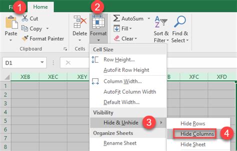 How To Remove All Unused Columns In Excel Printable Templates Your