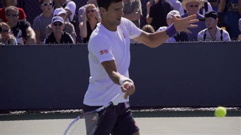 Novak Djokovic Forehand In Super Slow Motion Cincinnati Open