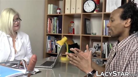 Doctor GILF With Big Tits Impaled Deep On Hard Black Dick Lacey Starr