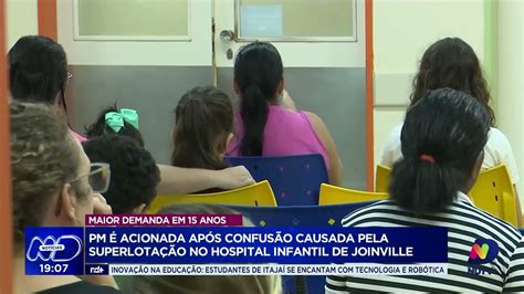 Hospital Infantil De Joinville Registra Maior Demanda Em 15 Anos E Gera