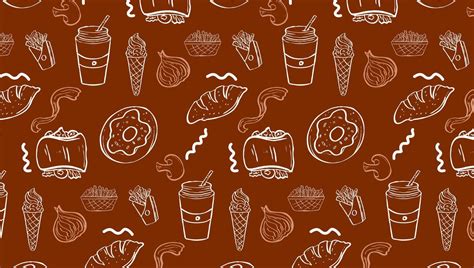 Fast Food Wallpaper Vector Art, Icons, and Graphics for Free Download