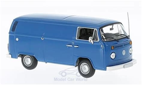 Coche Miniatura Volkswagen T B Maxichamps Azul Kastenwagen