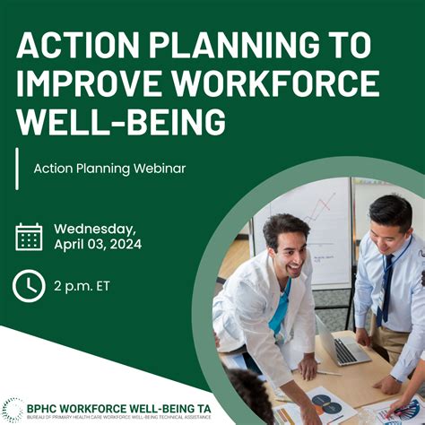 Action Planning To Improve Workforce Well Being Bphc Well Being Ta