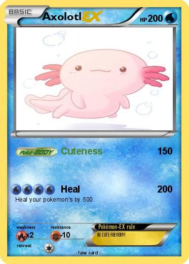 Pokémon Axolotl 283 283 Cuteness My Pokemon Card