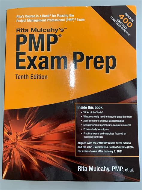 PMP Exam Prep Tenth Edition By Rita Mulcahy Amazon Co Uk Rita