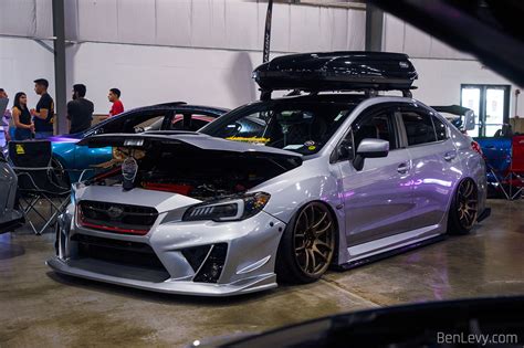 Bagged Silver Subaru WRX Sedan BenLevy