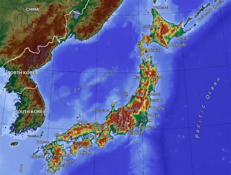 Peta Jepang Geografi Keadaan Alam Dan Kondisi Masyarakat