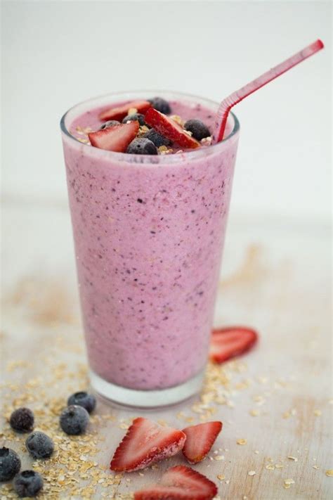 Berry Breakfast Smoothie Sunny Side Of Life Protein Smoothies Summer