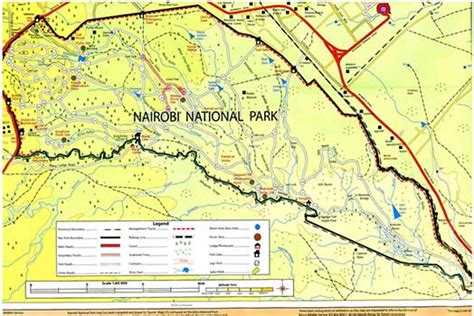 Nairobi National Park Map Pdf - Bobbie Stefanie