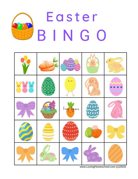 Free Easter Bingo Printable Fun! (Easy Download) - Printables for Everyone