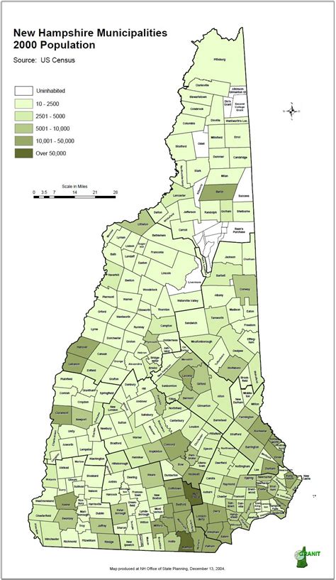 Nh Counties And Towns Map Maping Resources