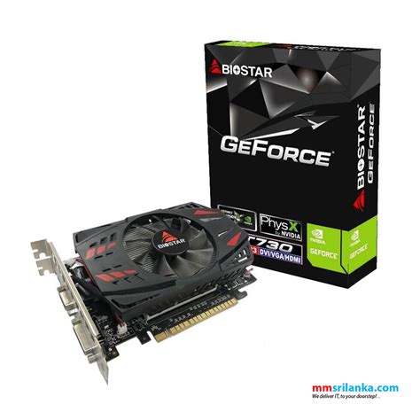 Biostar GeForce GT730 2GB VGA, Graphic Card