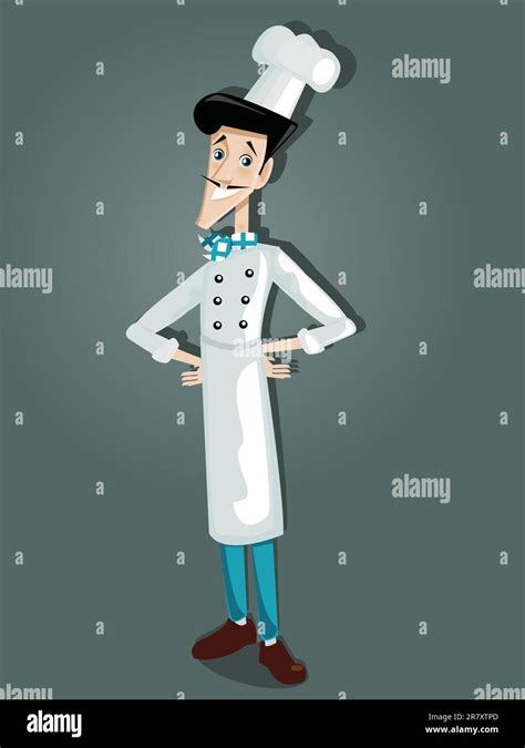 Italian chef, vector illustration Stock Vector Image & Art - Alamy