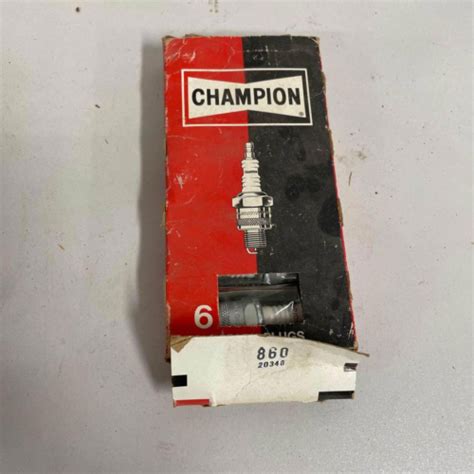 Vintage Nos Champion Spark Plugs New In Package Hn Ebay