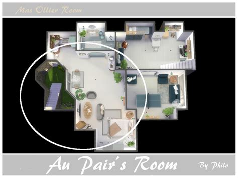 The Sims Resource Ollier Au Pair S Room