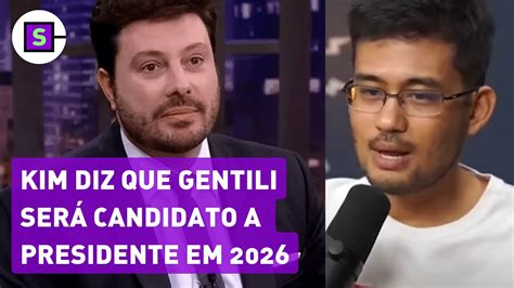 Danilo Gentili será candidato do MBL a presidente em 2026 diz Kim