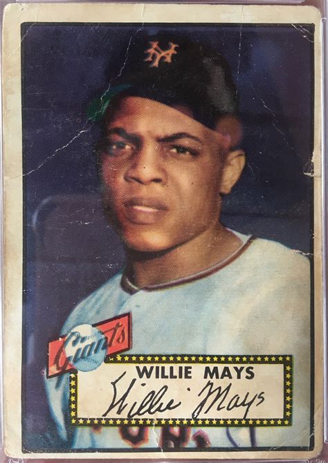 Adventures in 1952 Topps: #261 Willie Mays