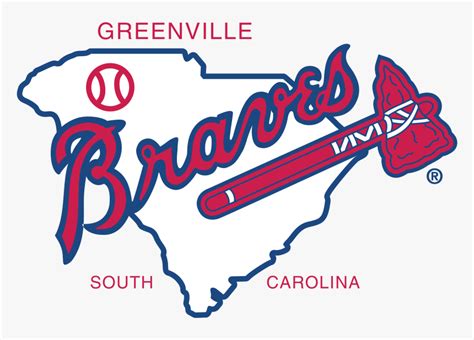 Greenville Braves Logo Png Transparent - Atlanta Braves, Png Download - kindpng