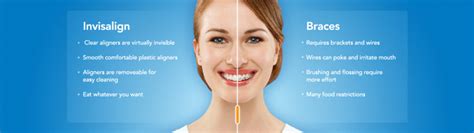 Whats The Difference Invisalign Vs Braces