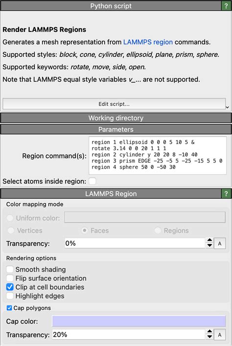 Render Lammps Regions Pro — Ovito User Manual 392 Documentation