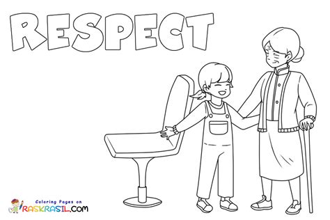 Collection Of Respect Coloring Pages Free Printable