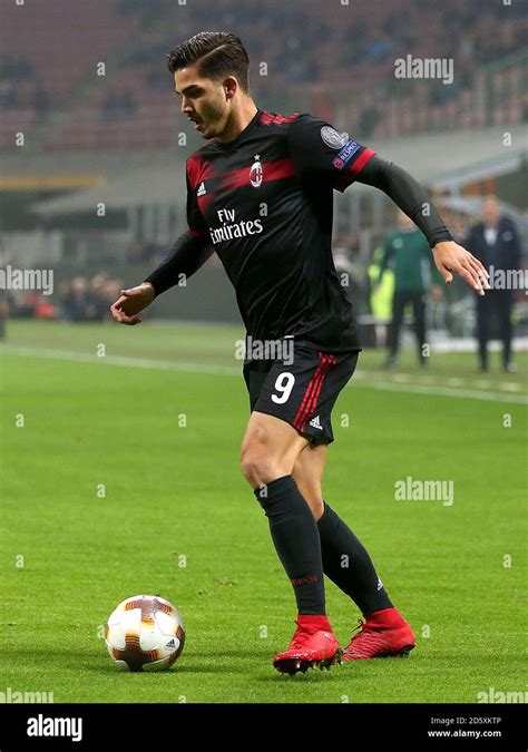 Ac Milan Andre Silva In Action Stock Photo Alamy