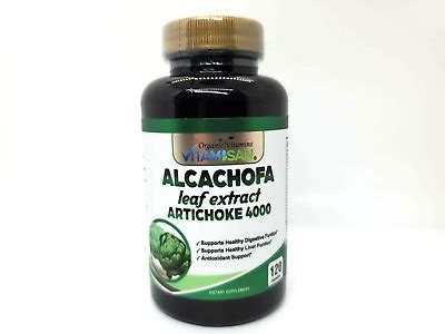 Artichoke Mg Capsules Leaf Extract Capsulas Extracto De Hoja