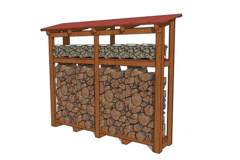 12×30 Firewood Shed Plans 15 Cords Storage Myoutdoorplans