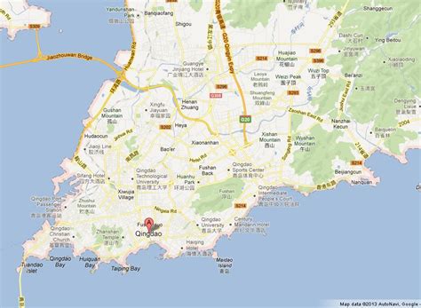 Map of Qingdao