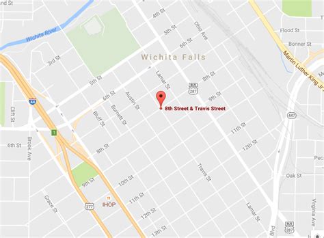 Map Of City Of Wichita Falls