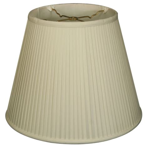 Royal Designs 20" Empire Side Pleat Lamp Shade White - Walmart.com ...