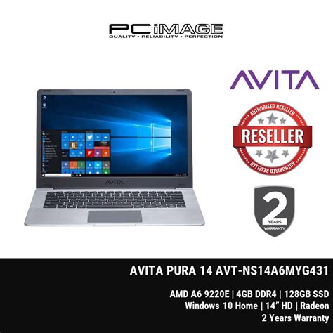 AVITA PURA 14 AVT NS14A6MYG431 14 Laptop Black Grey A6 9220E 4GB