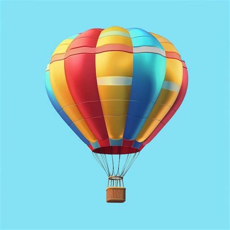 Premium Photo Hot Air Balloon D Vector Illustration