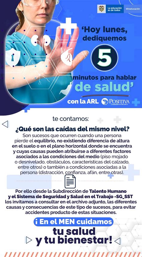 Regresa Minutos Para Hablar De Salud Con La Arl Positiva Conozca