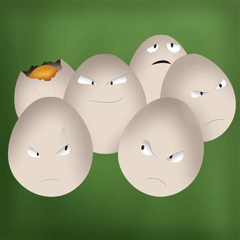 Exeggcute by MarcosVargas on DeviantArt