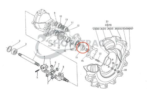 Front Axle Seal Kubota Retaining Ring Ae2074e Shop4trac