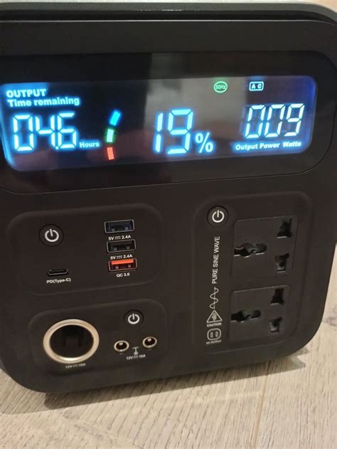 Портативна зарядна станція, портативна електростанція 300w євро 2 розе ...