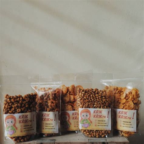 Jual 120 Gr Jajanan Snack Murah Dan Enak Makaroni Opak Emping Kacang