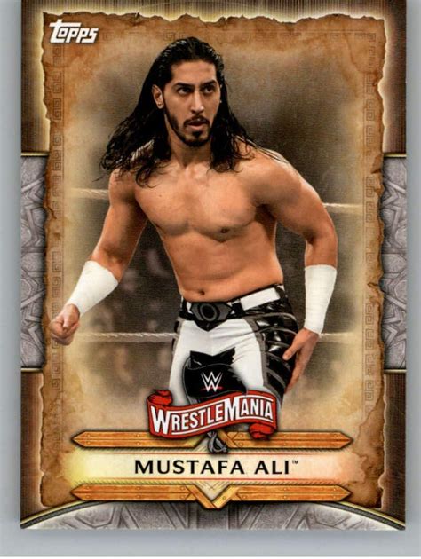 Amazon.com: 2020 Topps WWE Road to WrestleMania Roster #WM-4 Mustafa ...