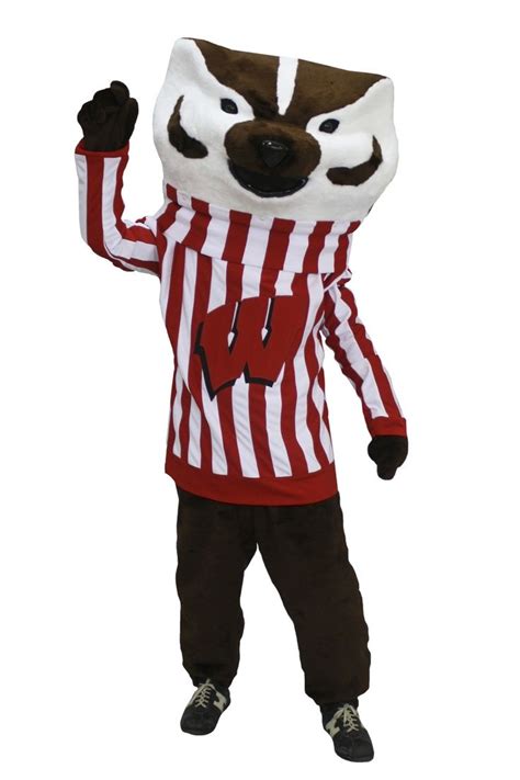 Bucky Badger Mascot Costume Character Adult Size Cartoon Prop Costumes ...