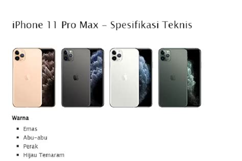 Spesifikasi Dan Harga Iphone Pro Max Cocok Buat Kalian Yang Suka