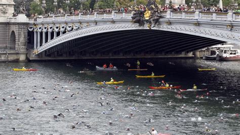 Paris 2024 départ et arrivée pont Alexandre III la Seine pour écrin