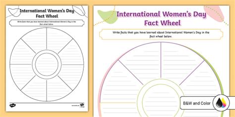 International Women S Day Fact Wheel Activity Twinkl Usa